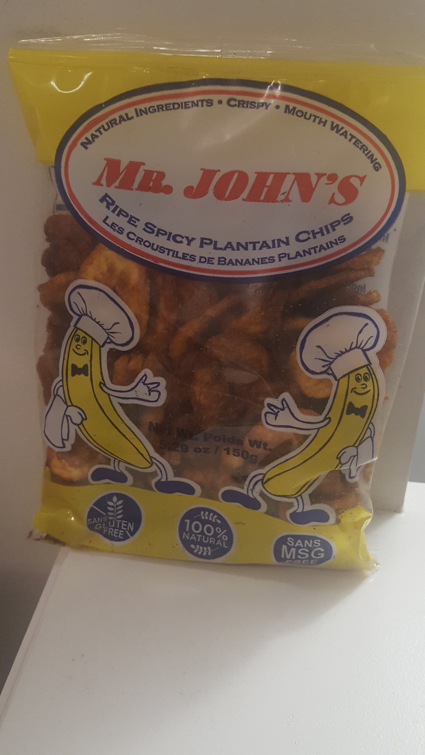 Ripe plaintain chips