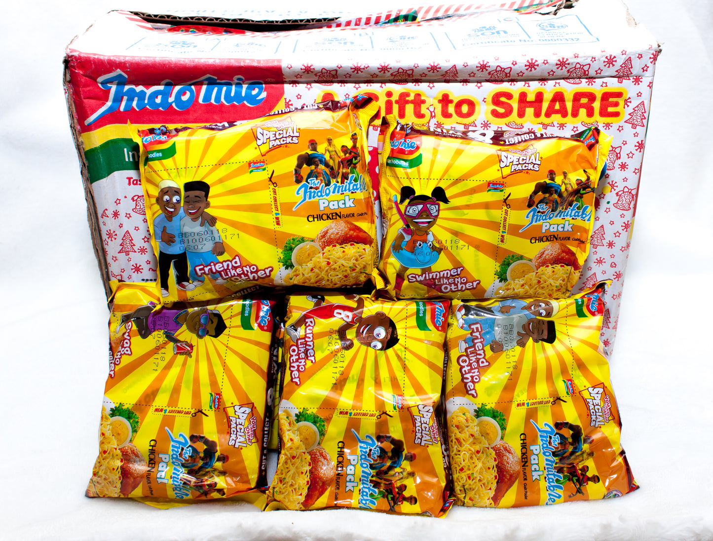 Box of Indomie Noodles