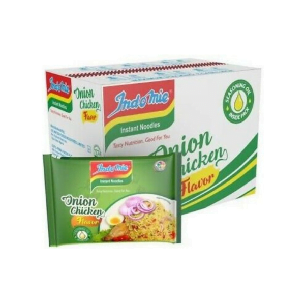Box of Indomie Onion Chicken Flavor Instant Noodles