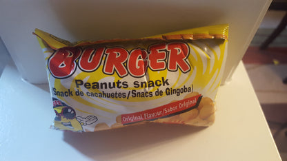 Burger peanuts sack