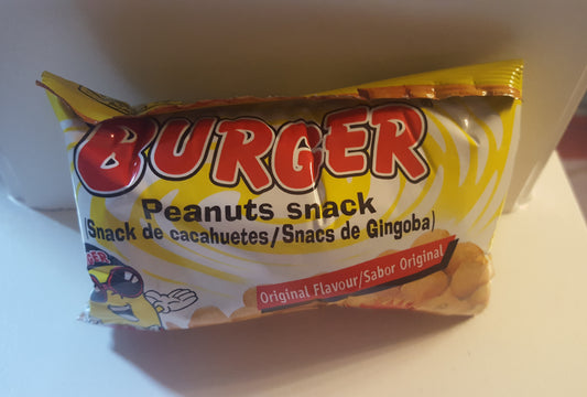 Burger peanuts sack