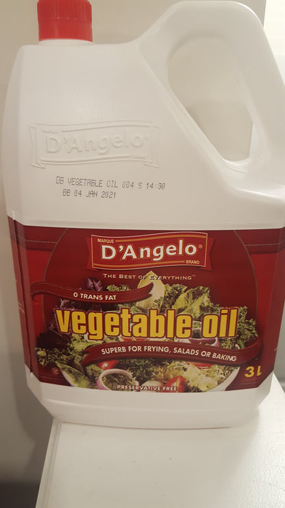 Vegetable oil  3Lt