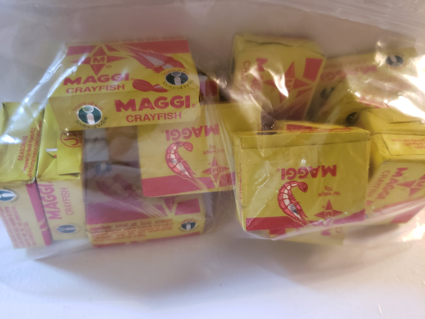 Maggi crayfish in small packs