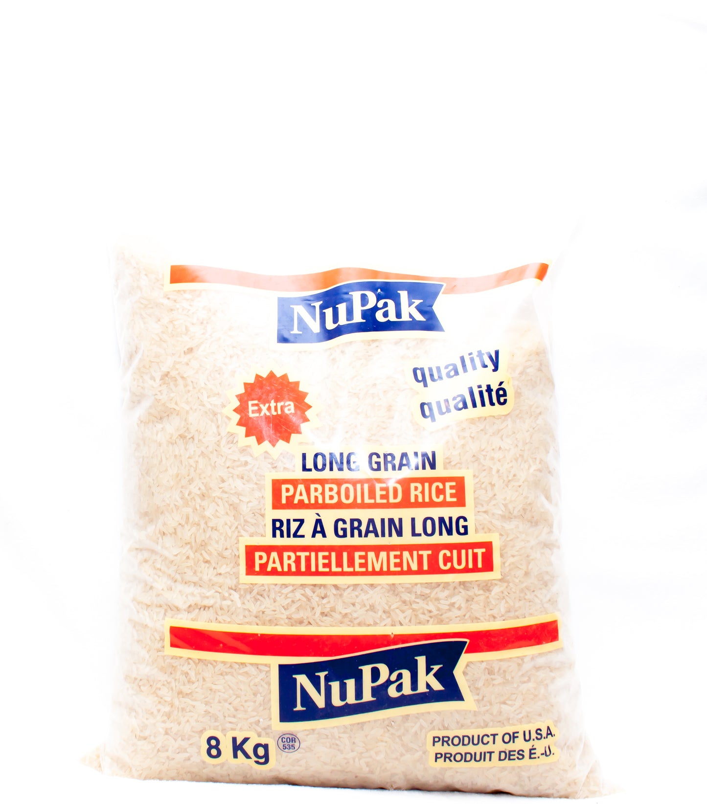 Long Grain Parboiled Rice 8kg