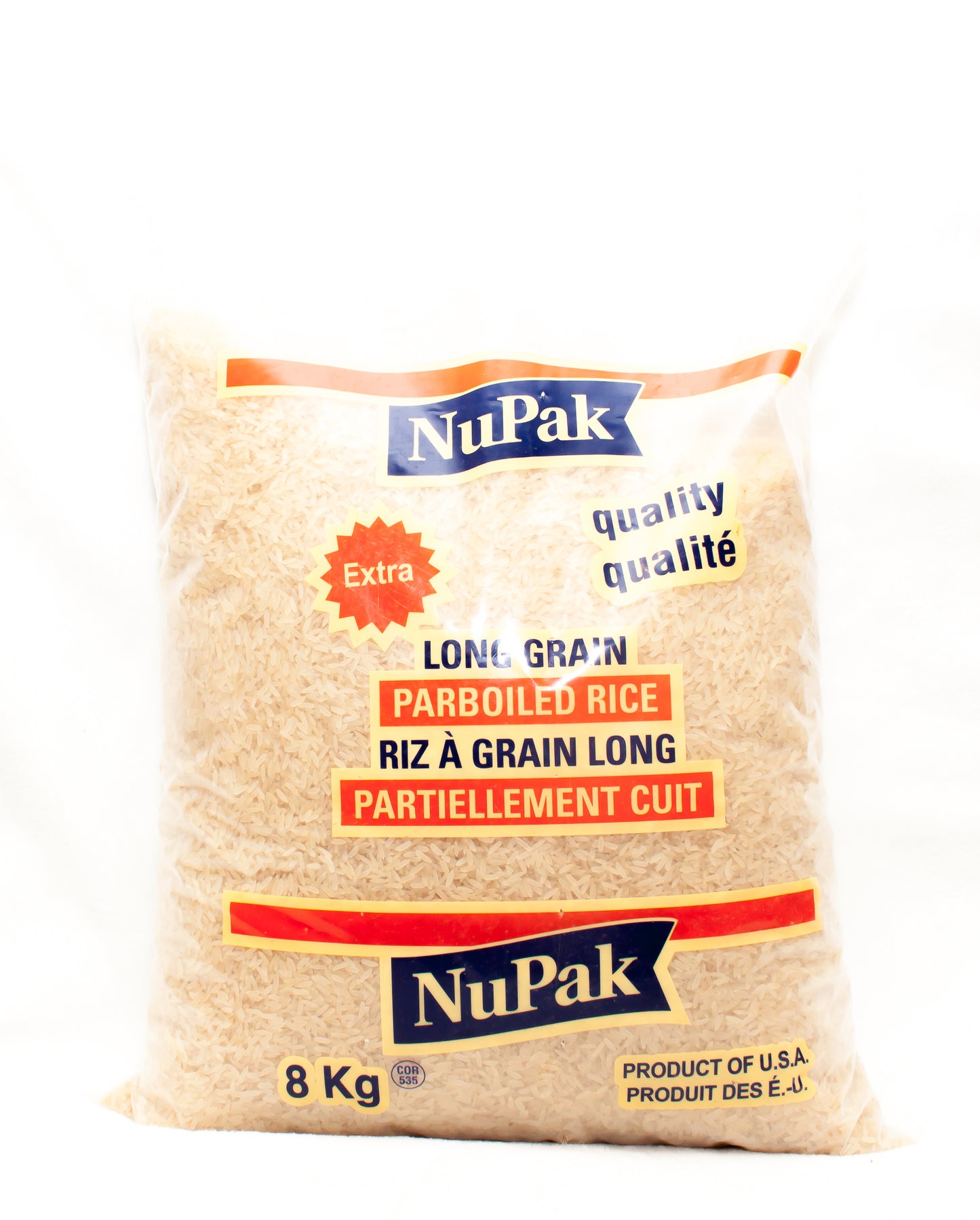 Long Grain Parboiled Rice 8kg