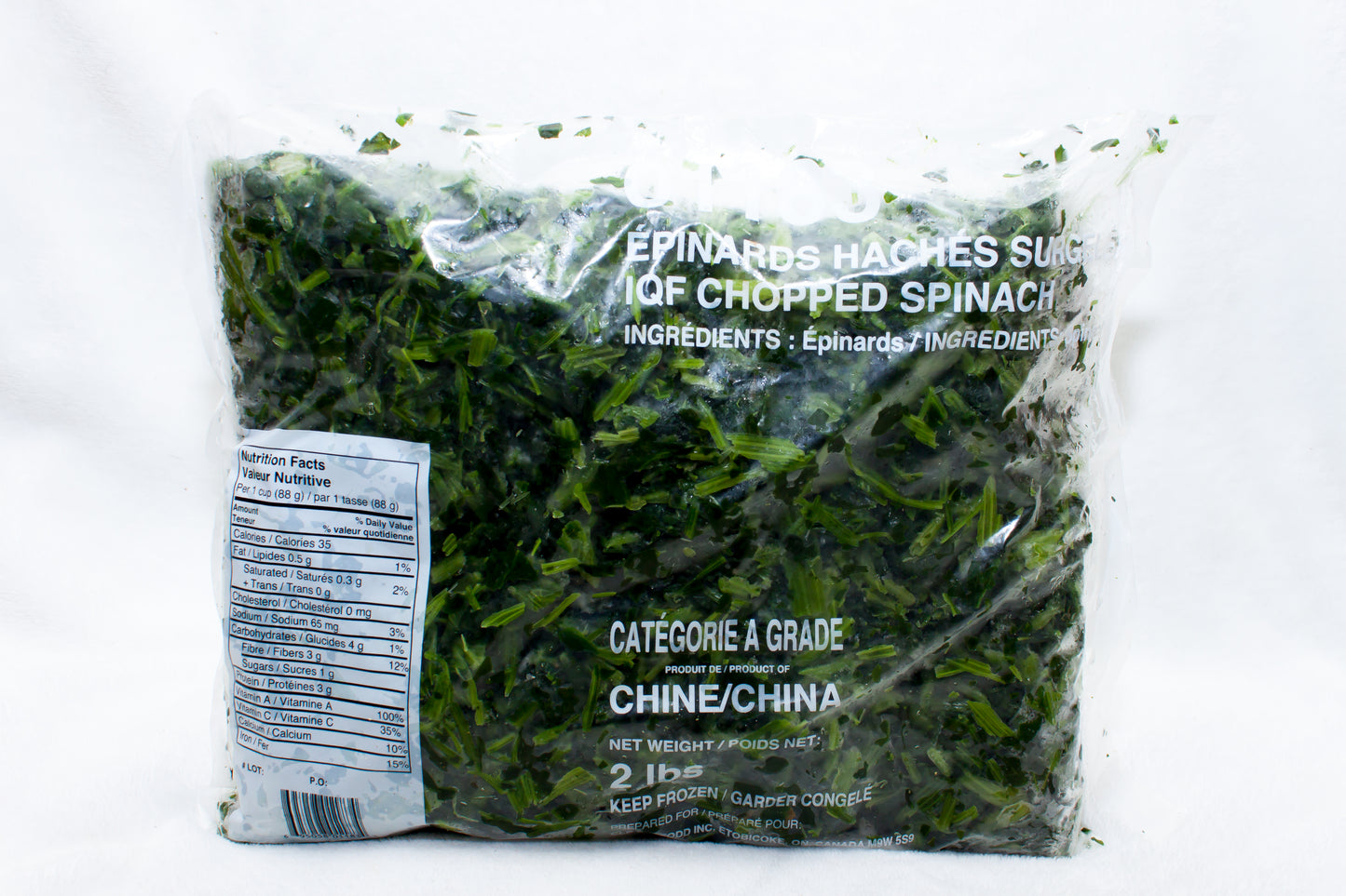 Fresh Chopped Spinach